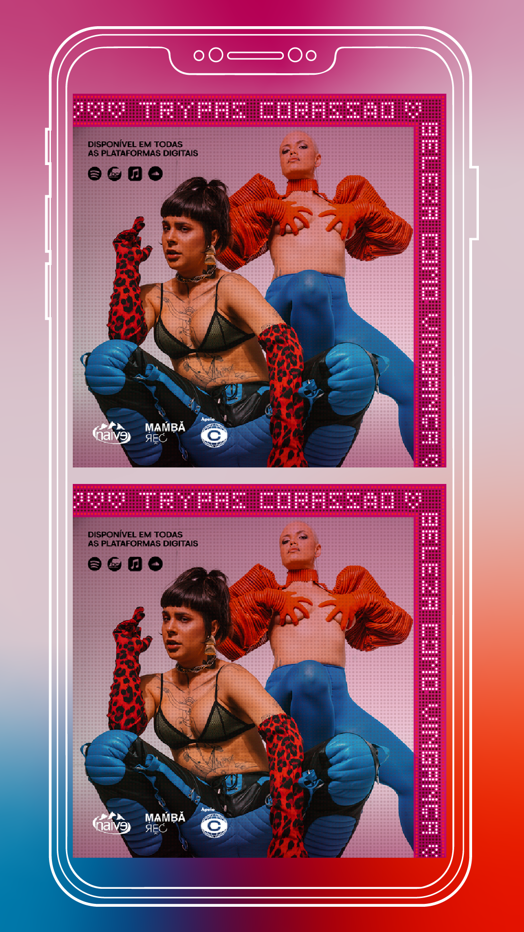 Trypas Corassão — Back cover vinyl